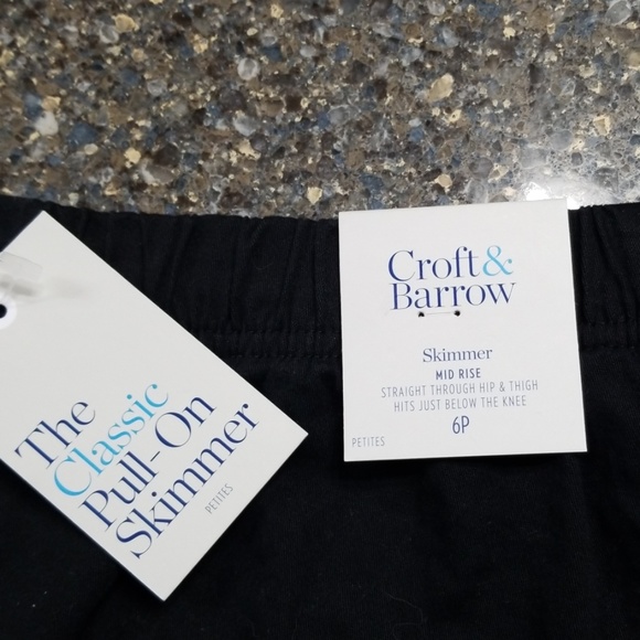 Croft & Barrow classic pull-on Skimmer Petite NWT - Picture 6 of 6